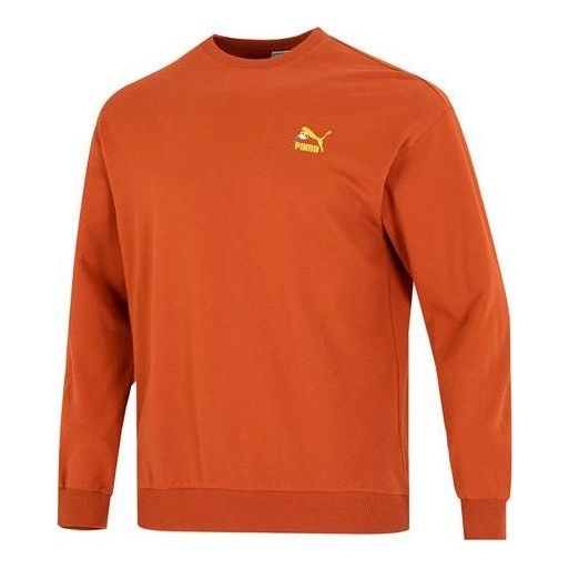 Пуловер Puma Logo Crew Neck Sweatshirt Оранжево
 | 538780-64, 0