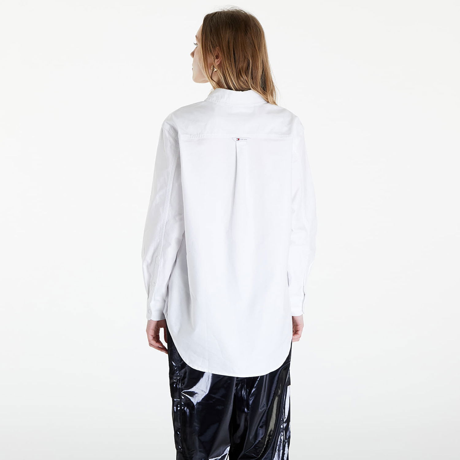 Риза Tommy Hilfiger Boyfriend Badge Shirt White Бяло | DW0DW17807 YBR, 1