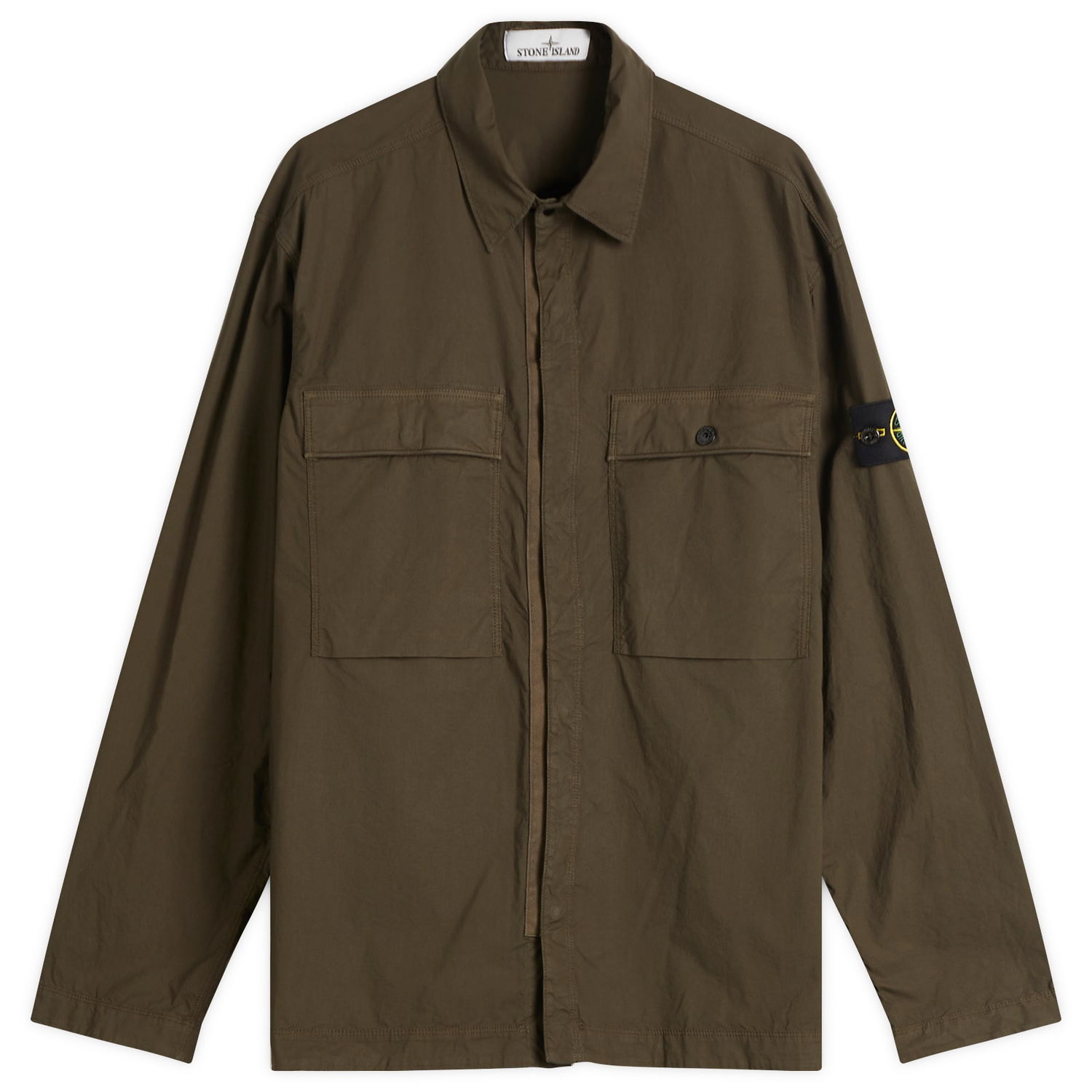 Риза Stone Island Tela Paracadute Shirt Jacket, Size Large Зелено | K1S151200015-V0054, 0
