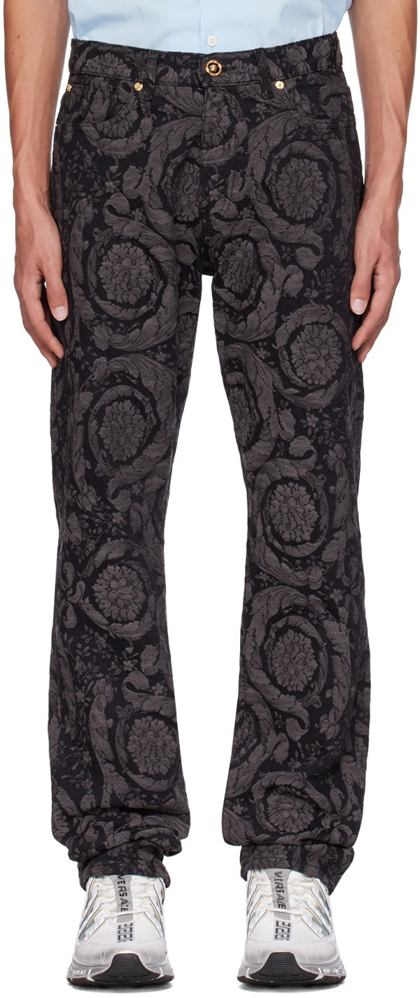 Дънки Versace Barocco Черно | 1007837_1A07719, 0