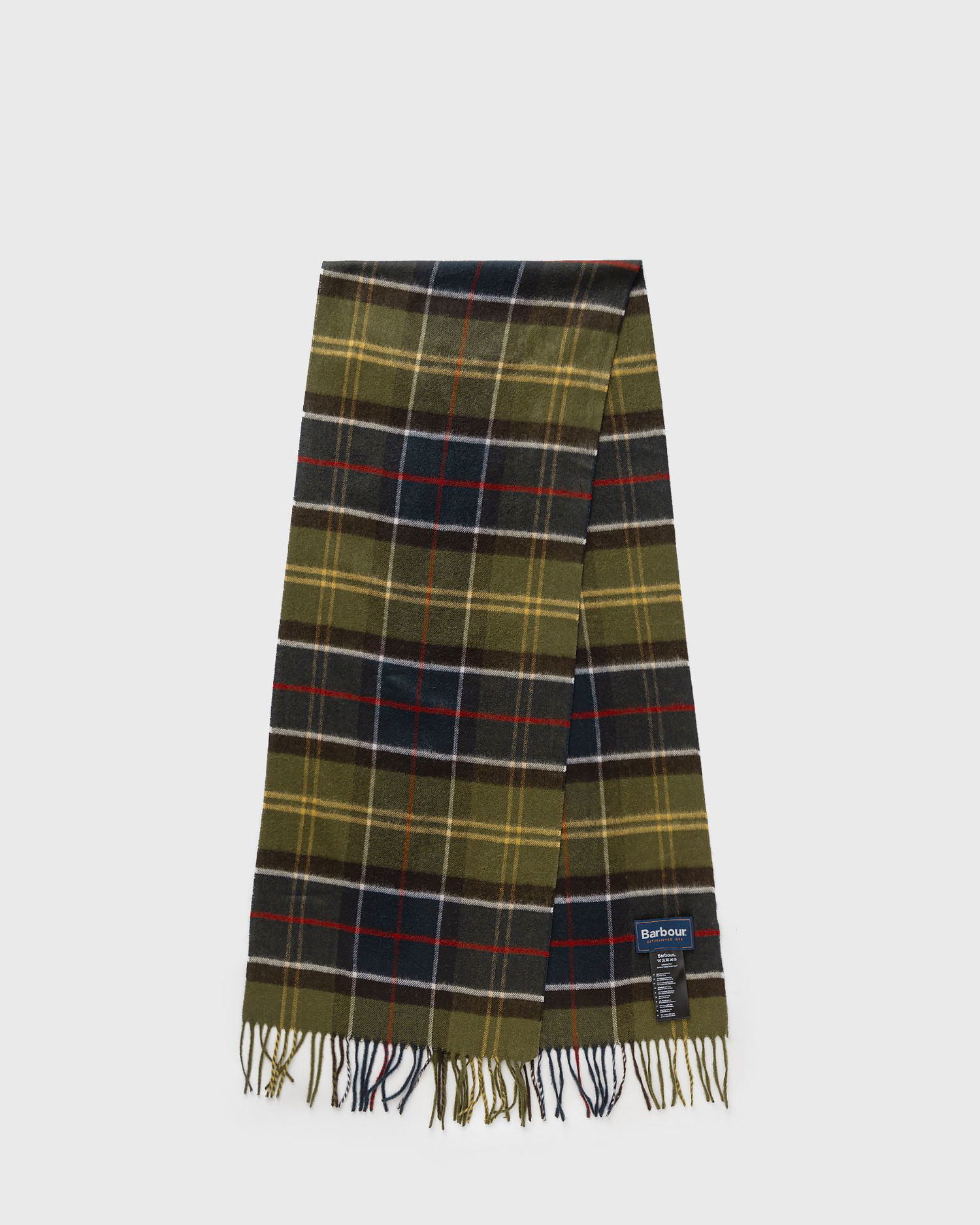Шал Barbour Yaxley Tar Scarve Зелено | USC0324TN11, 0