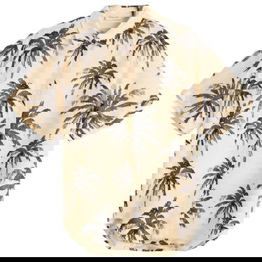 Риза Anine Bing Anine Bing Tristan Palm Shirt, Large Бежово | A-07-11011-MTL68, 0