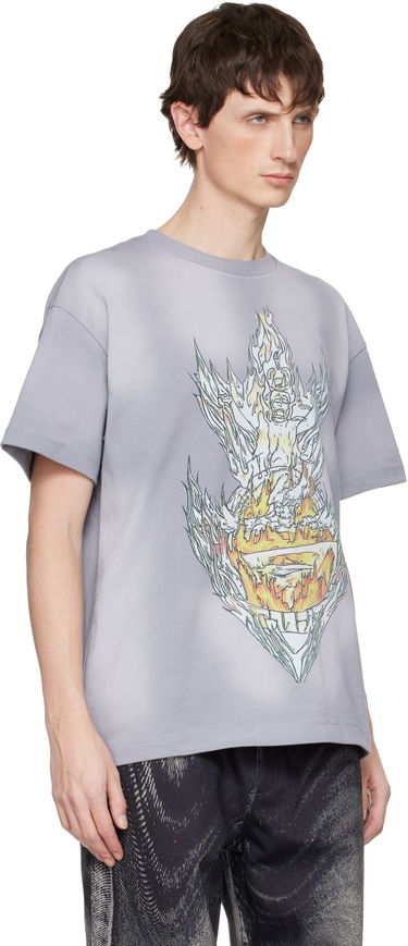 Фланелка Who Decides War Engulfed Memories Jersey T-shirt Сиво | 1110130021FW25, 1