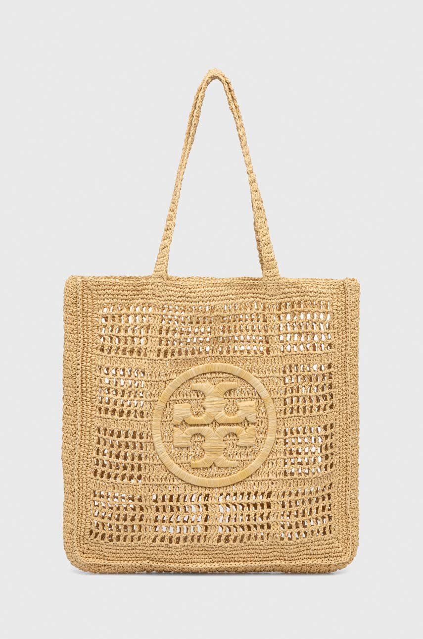 Голяма пазарска чанта Tory Burch Tote Bag Бежово | 153041.254, 0