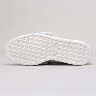 Кецове и обувки Puma Basket Heart Canvas Wn's blue flower - white - silver Синьо | 366495 03, 5