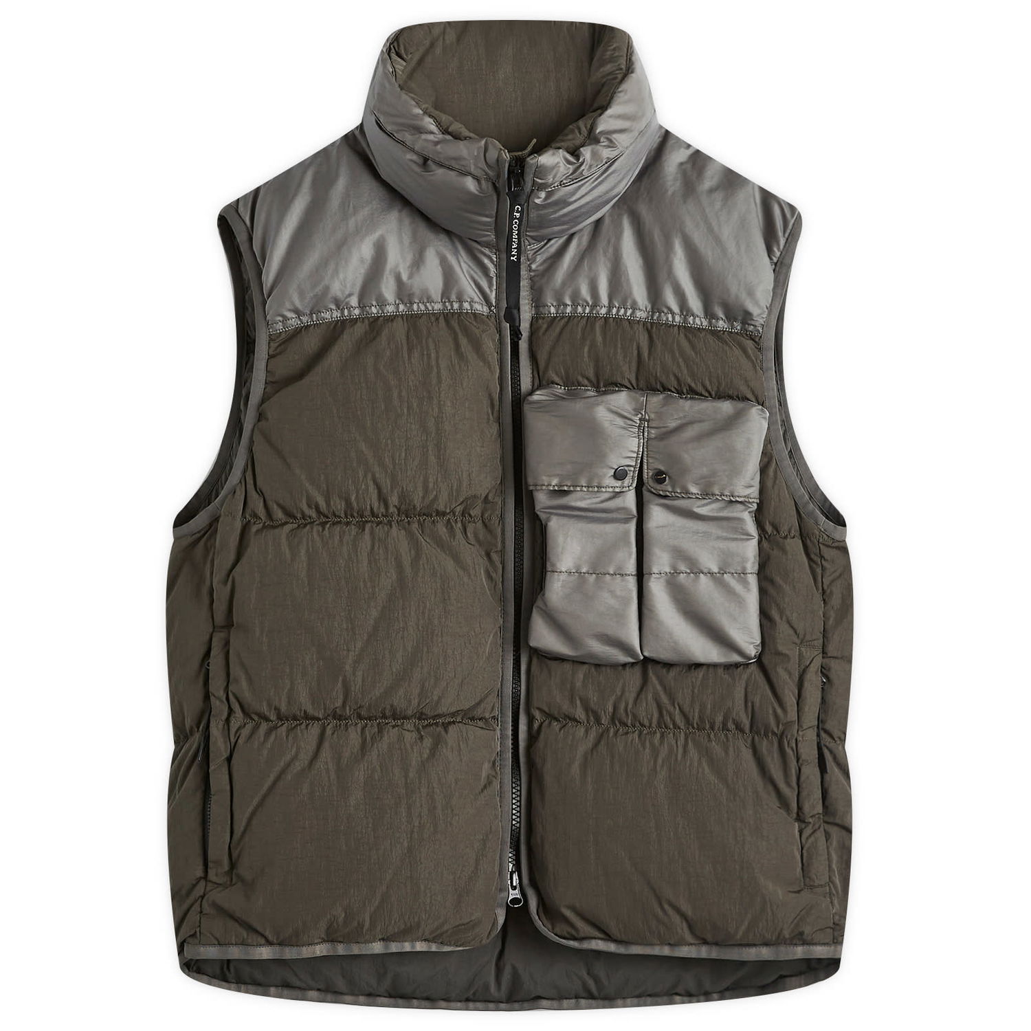 Жилетка C.P. Company Chrome-R Mixed Down Vest Зелено | 17CMOW033A-006369M-674, 0