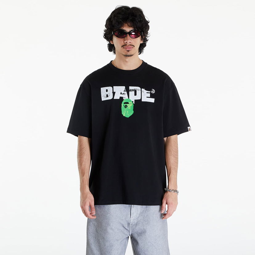 Тениска BAPE A BATHING APE Bape Army Relaxed Fit Tee Black Черно | 001TEK301350M BLK