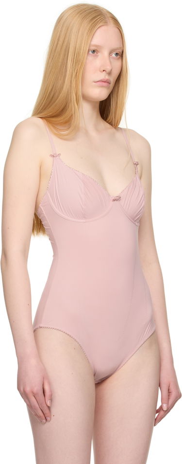 боди SKIMS SKIMS Retro Shapewear Demi Brief Bodysuit Розово | BD-BRF-7924W, 1