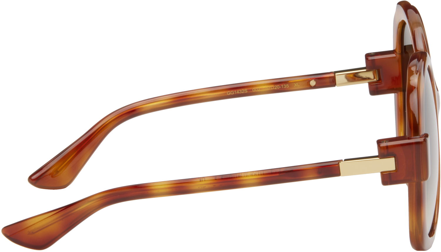 Слънчеви очила Gucci Saint Tropez Oversized Sunglasses Кафяво | GG1432S-002, 1