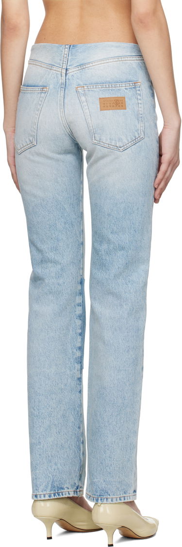 Дънки Maison Margiela MM6 Maison Margiela Patchwork Jeans Синьо | S62LB0187 M30018, 2