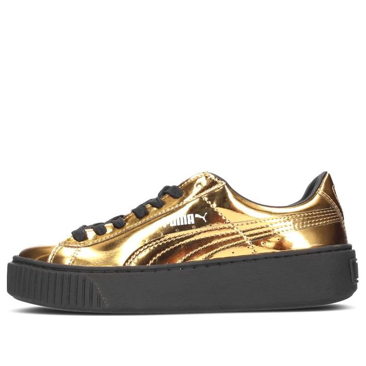 Кецове и обувки Puma Puma Basket Platform Металик | 362339-04