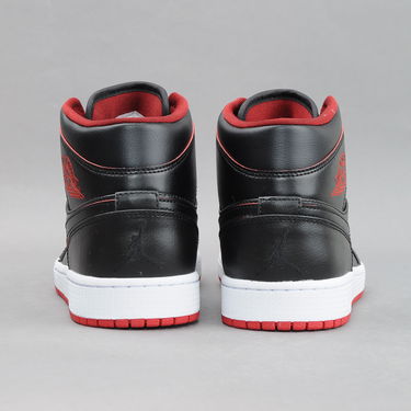 Кецове и обувки Jordan Air Jordan 1 Mid ''Black Red'' Черно | 554724-028, 3