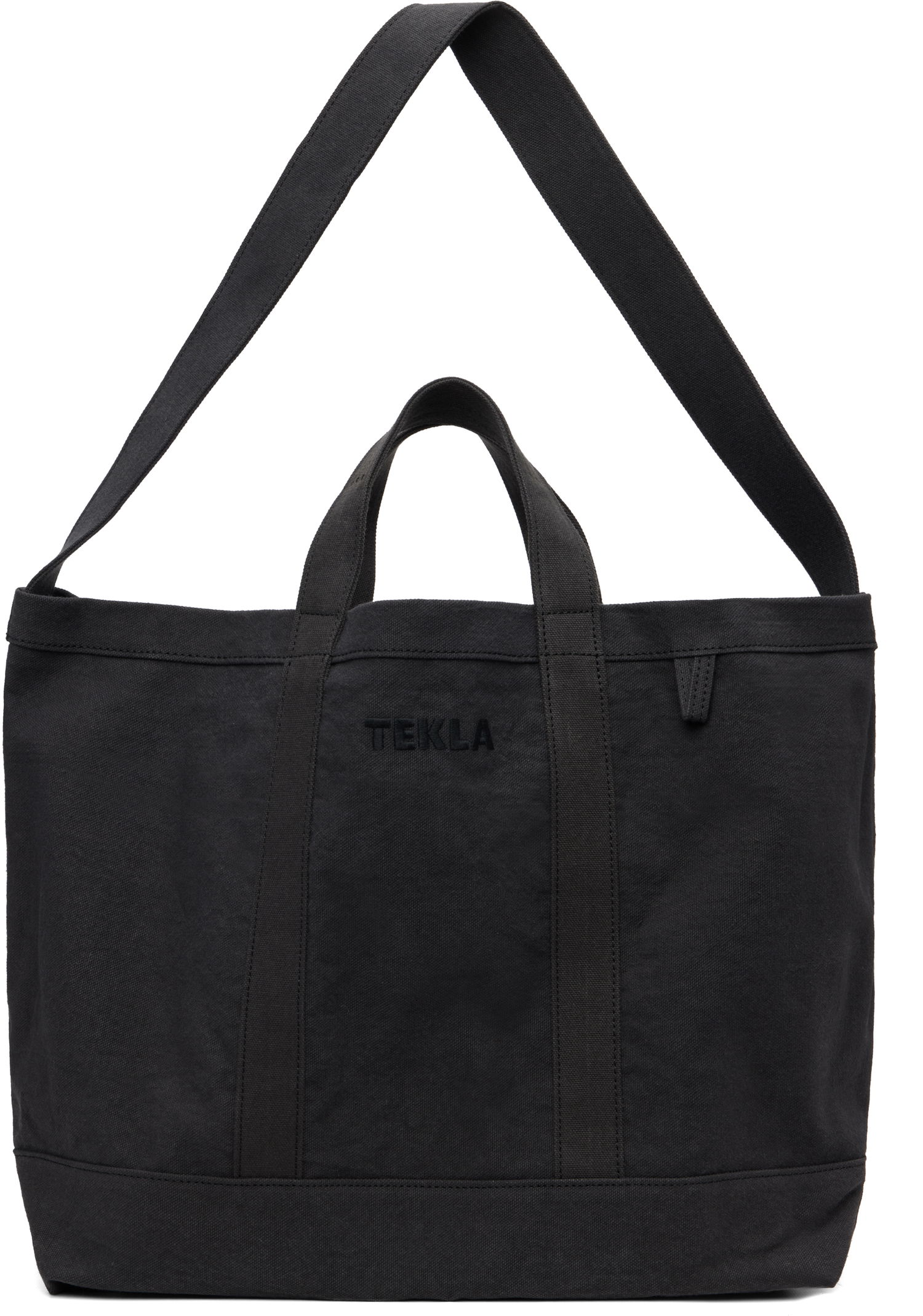 Голяма пазарска чанта TEKLA Tekla Beach Tote Черно | BBG-250, 0