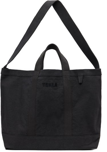 Голяма пазарска чанта TEKLA Tekla Beach Tote Черно | BBG-250, 0