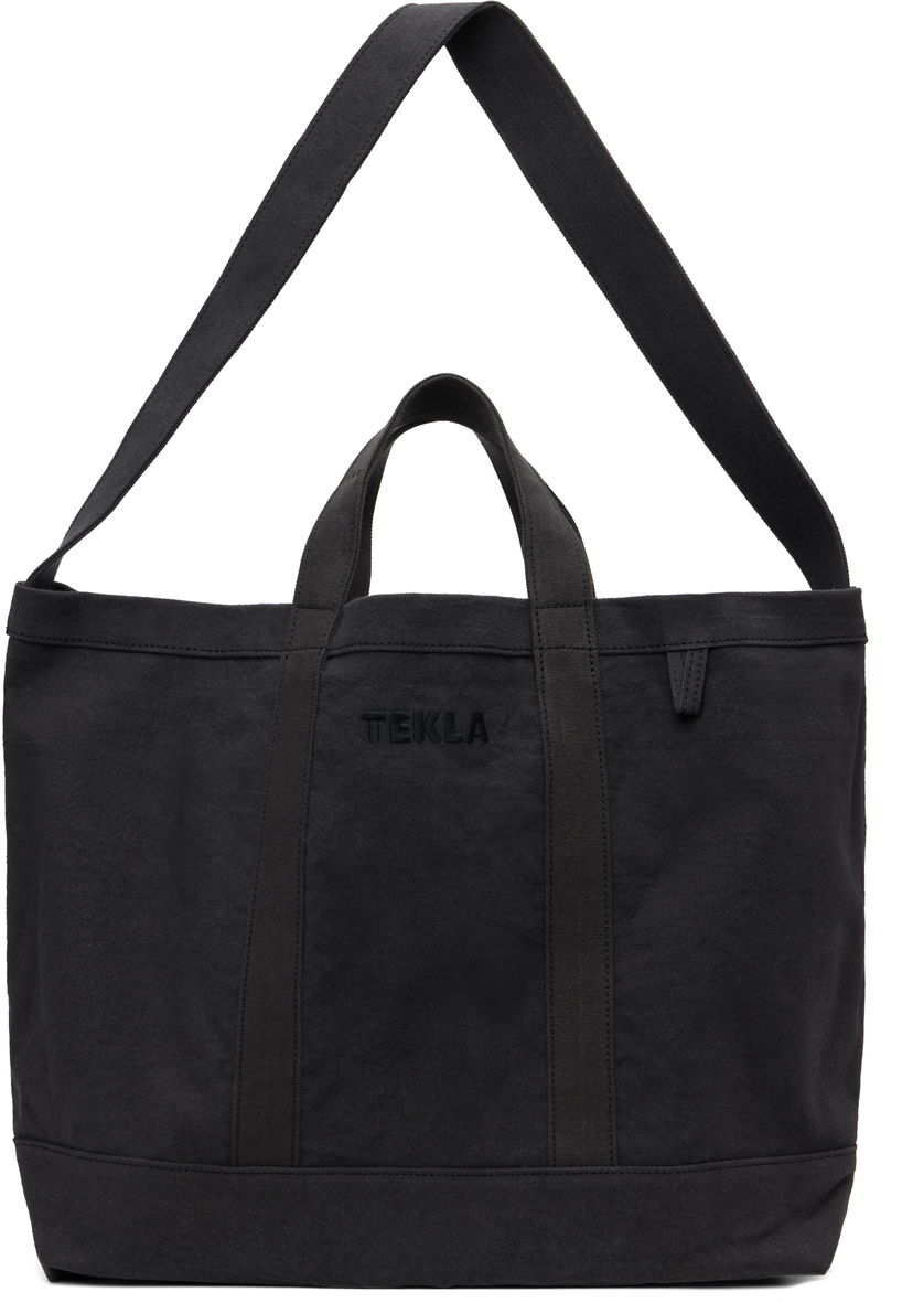 Голяма пазарска чанта TEKLA Tekla Beach Tote Черно | BBG-250