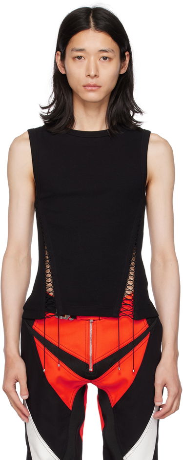 Потник Dion Lee Dion Lee Picot Lace Tank Top Черно | C3149P23, 0