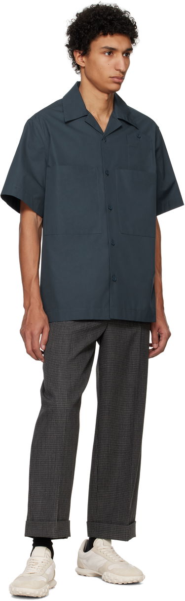 Риза Jil Sander Jil Sander Heavyweight Camp Collar Shirt Зелено | J22DL0291_J45002, 3