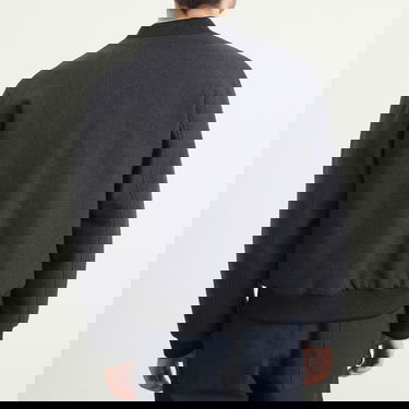 Яке бомбър Dries Van Noten Brushed Cotton Twill Bomber Jacket Сиво | 252-020522-2118-803, 3