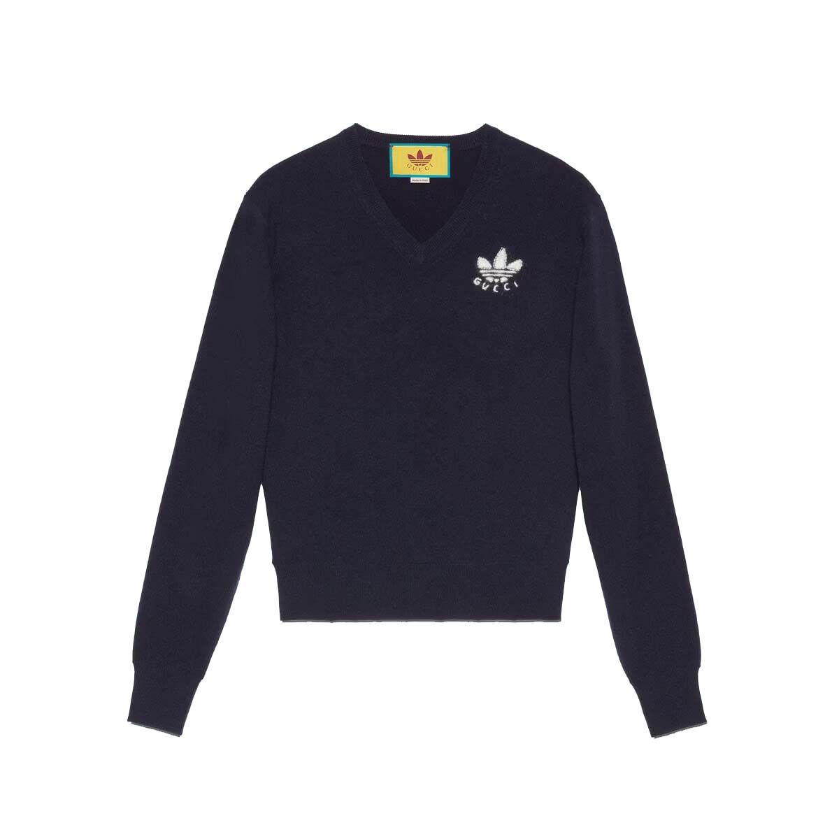 Пуловер Gucci adidas x Wool Sweater Navy Тъмно синьо | 700445 XKCH9 4215, 0
