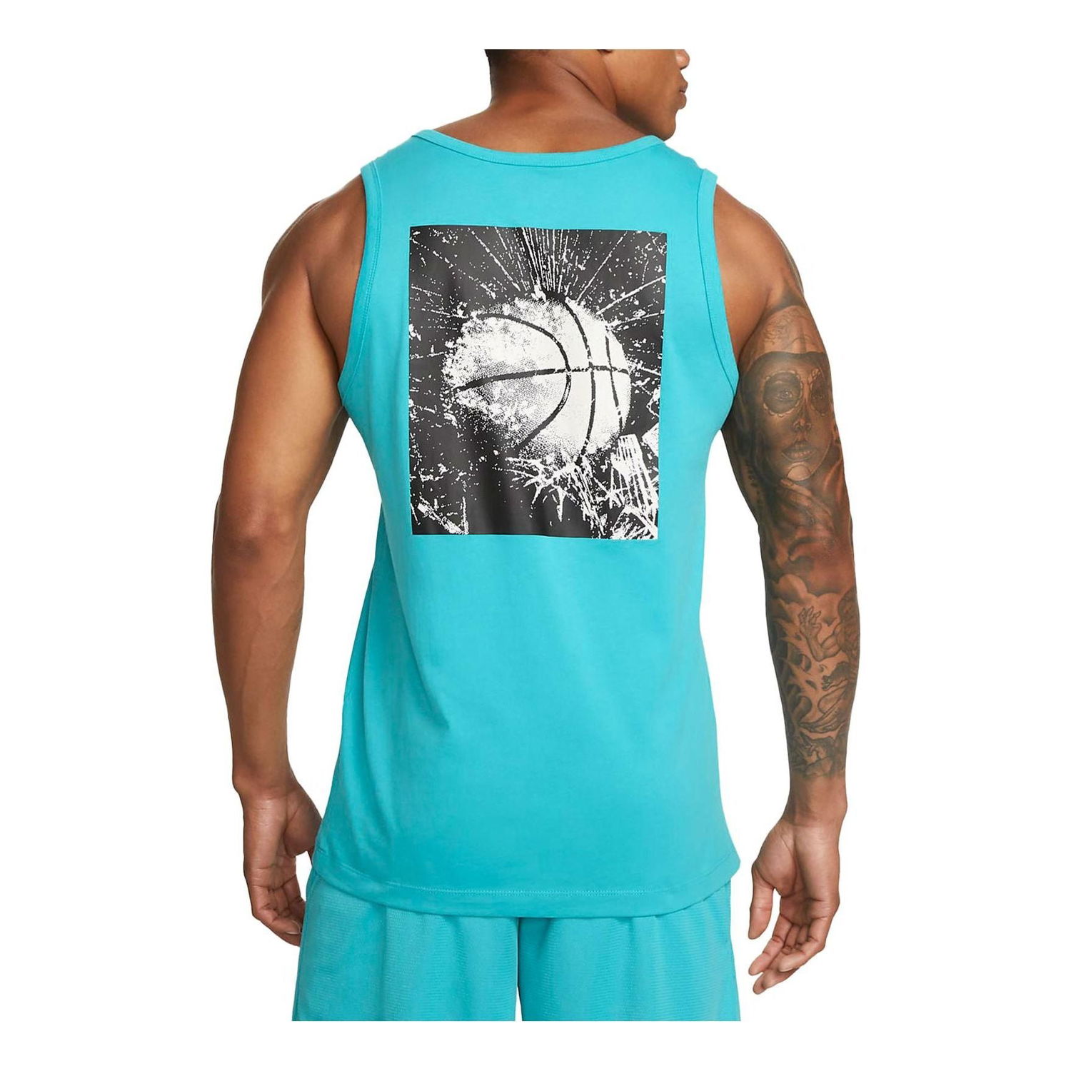 Потник Nike Basketball Graphic Print Tank Top Синьо | FJ2301-367, 0