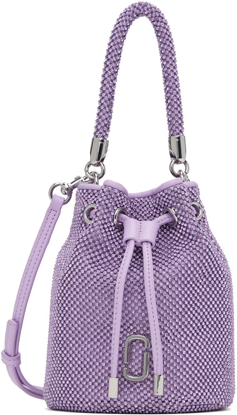 Дамска чанта Marc Jacobs Marc Jacobs Rhinestone Mini Bucket Bag Лилаво | 2P4HCR017H03, 0