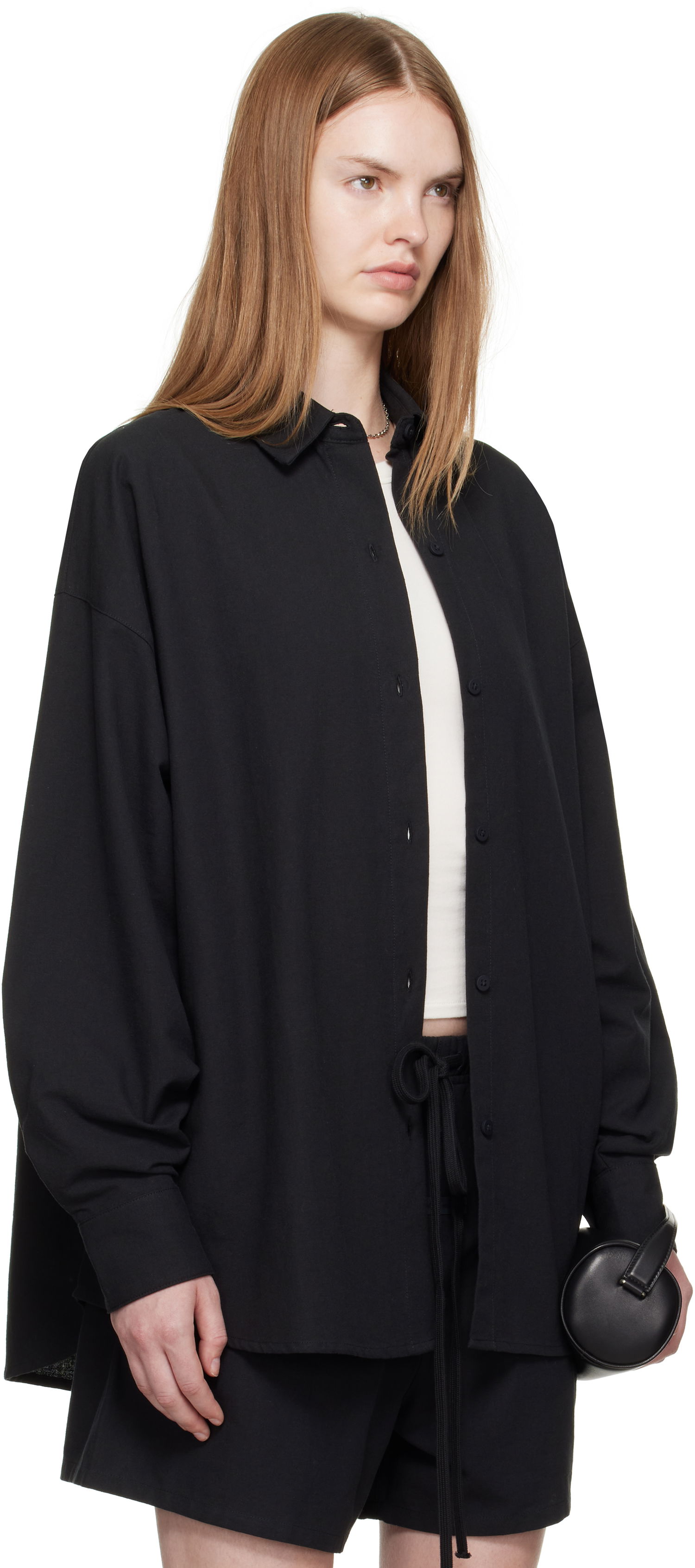 Риза Fear of God Fear of God ESSENTIALS Relaxed Shirt Черно | 186SP255520FW, 1