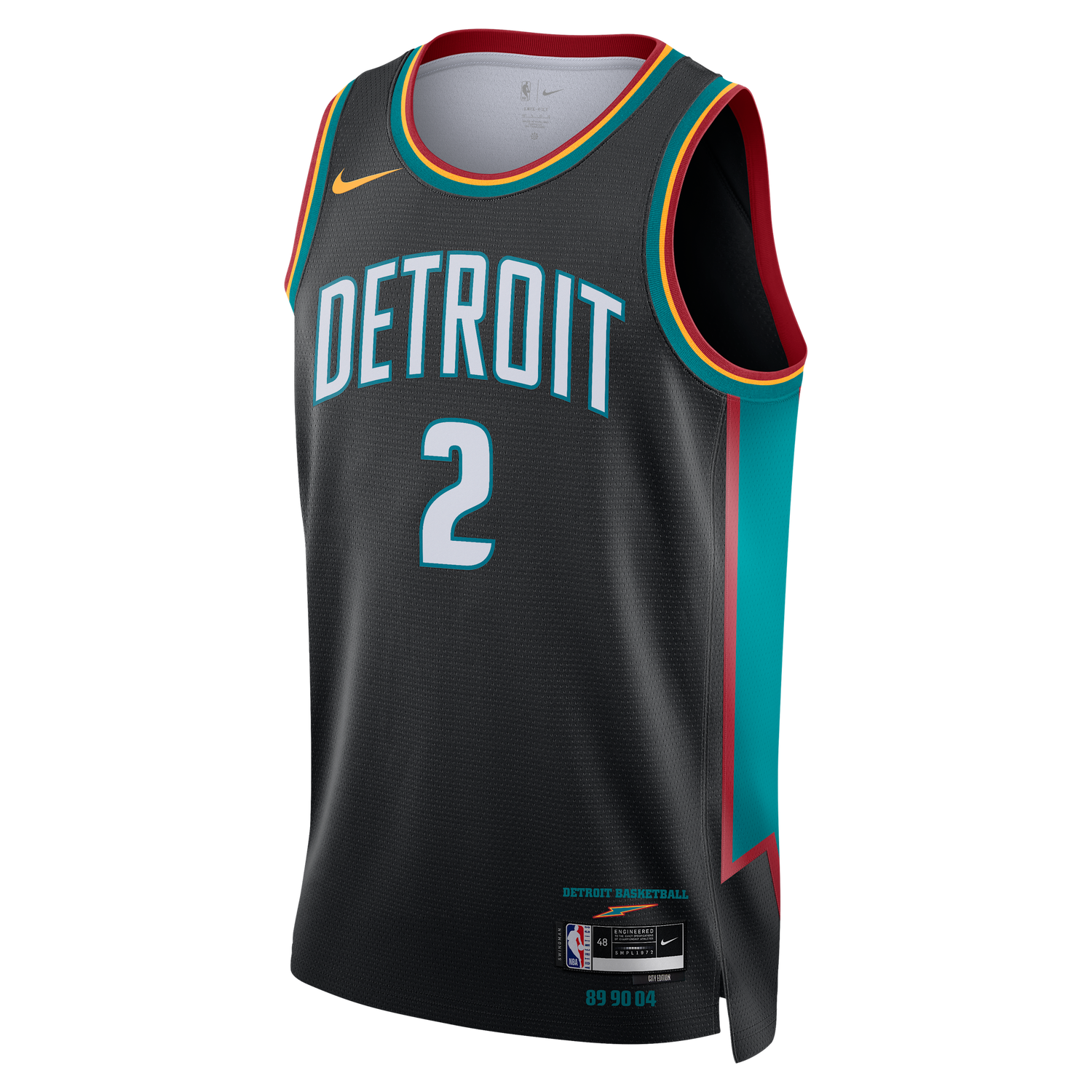 Фланелка Nike Cade Cunningham Detroit Pistons City Edition NBA Swingman Jersey Многоцветен | HM5980-018, 0