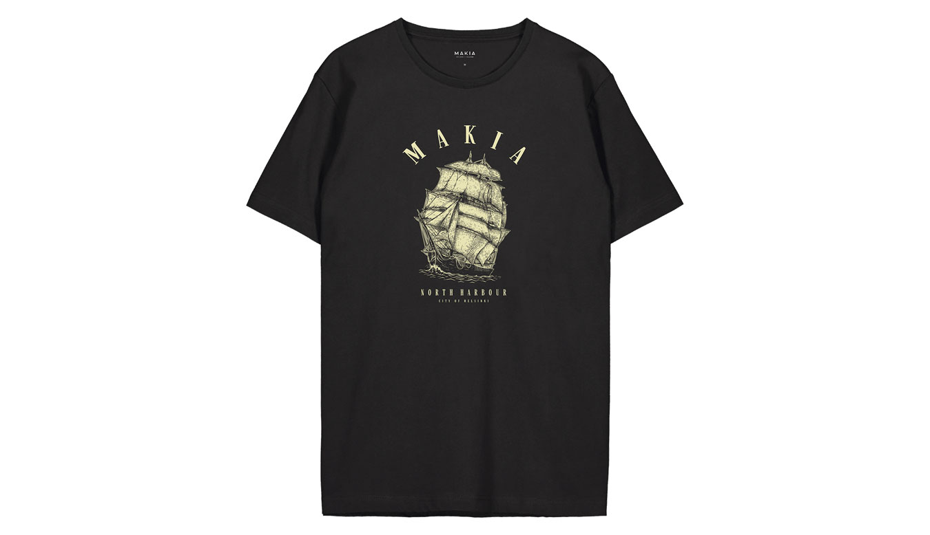 Тениска Makia O-Hoi T-shirt Черно | M21321_999, 1