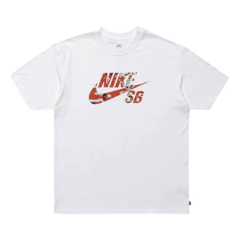 Тениска Nike SB Skateboarding Print T-Shirt Бяло | FJ1148-100