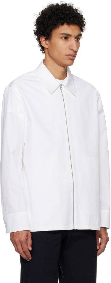 Риза Jil Sander Jil Sander Zip-Up Shirt Черно | J22DL0249_J45002, 4