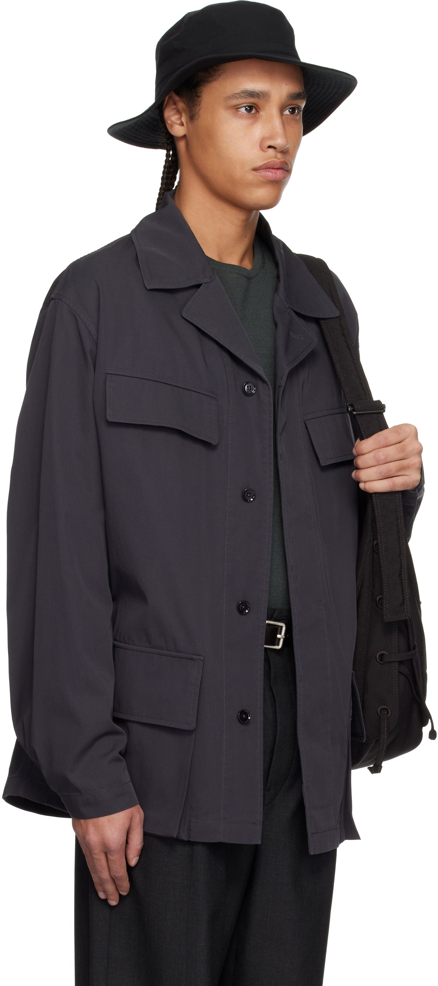 Яке LEMAIRE Lemaire Four-Pocket Jacket Сиво | OW1122 LF1352, 1