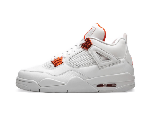 Кецове и обувки Jordan Air Jordan 4 Retro "Orange Metallic" Бяло | CT8527-118