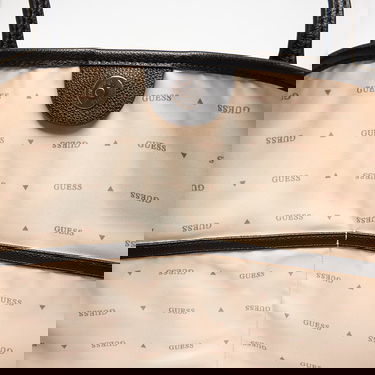 Голяма пазарска чанта GUESS GUESS Eco Victtoria Large 2 In 1 Tote Черно | HWESG951429-CLO, 3