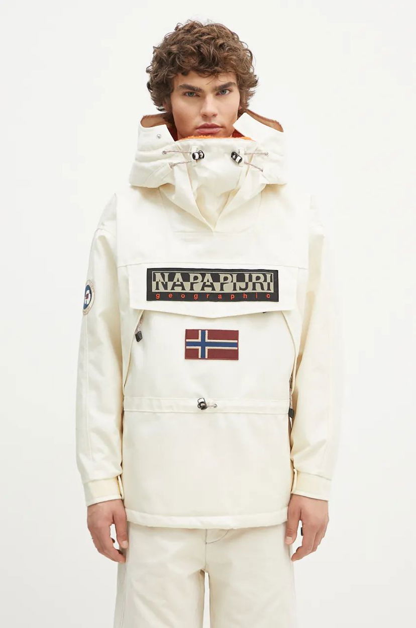 Парка Napapijri Skidoo 1990 Oversize Parka Бежово | NP0A4IK5N1L1