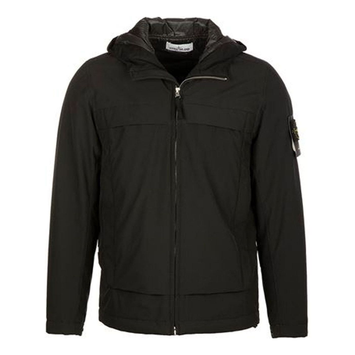 Ветровка Stone Island Stone Island Panelled Hoody Jacket Черно | 751541427-V0029, 0