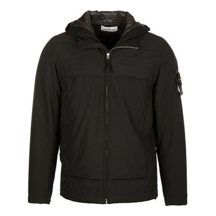 Ветровка Stone Island Stone Island Panelled Hoody Jacket Черно | 751541427-V0029