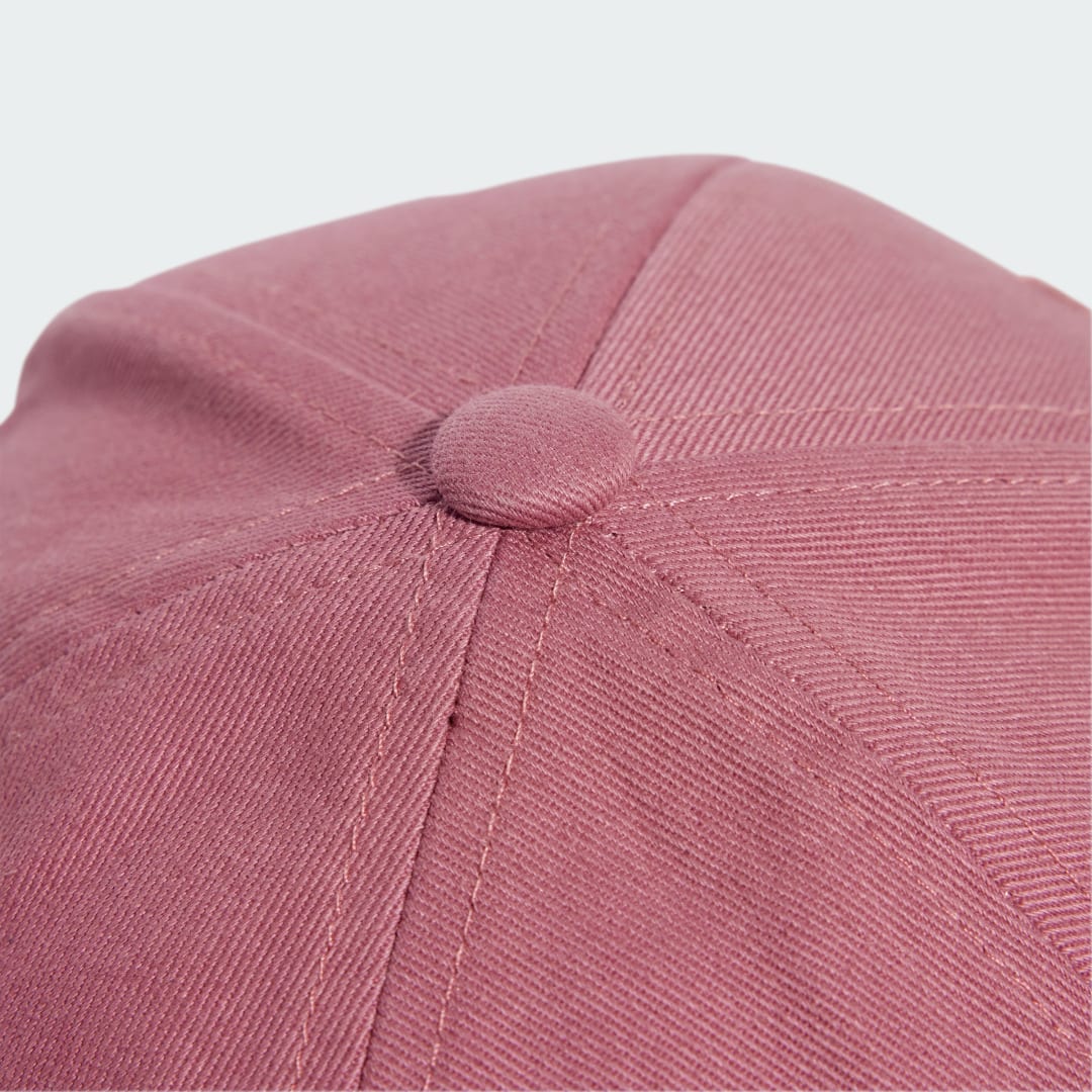 Шапка с козирка adidas Performance 3-Stripes Cotton Twill Baseball Розово | IY7755, 1