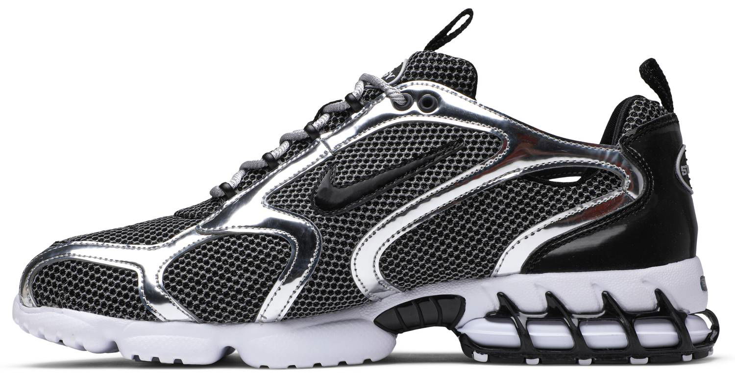 Кецове и обувки Nike Stussy x Air Zoom Spiridon Caged 2 "Pure Platinum" Металик | CU1854-001, 1