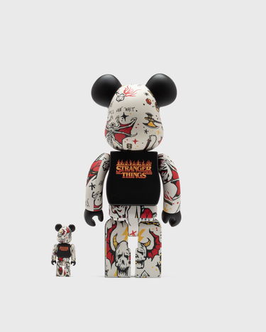 Колекционерско Medicom Toy BE@RBRICK Stranger Things Hellfire Club 100% & 400% Set Черно | 4530956611358, 2