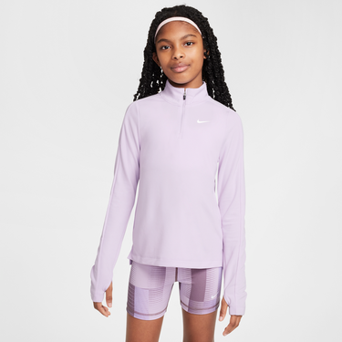 Суитчър Nike Dri-FIT Long Sleeve 1/4 Zip Top Лилаво | FD2853-537, 0