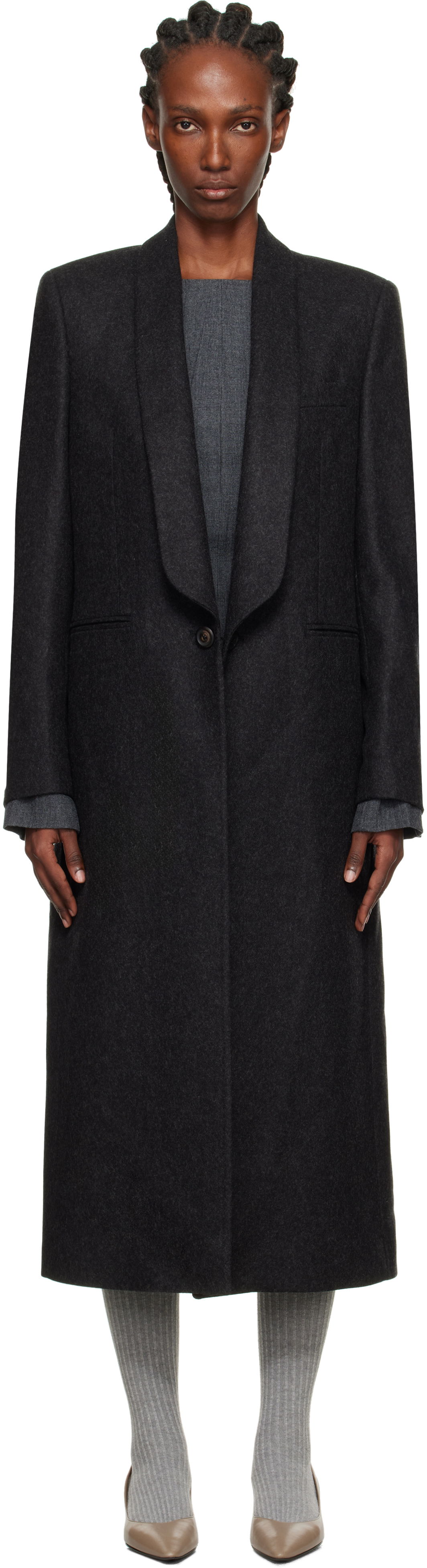 Палта OUR LEGACY OUR LEGACY Supper Coat Черно | W4251SG, 0
