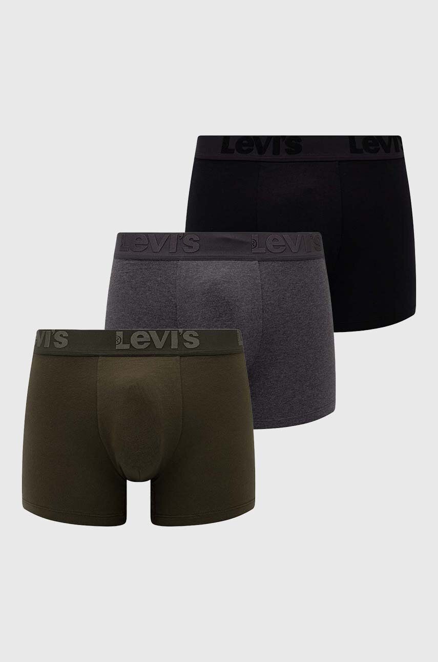 Боксерки Levi's Boxers 3-pack Черно | 37149.0858, 0