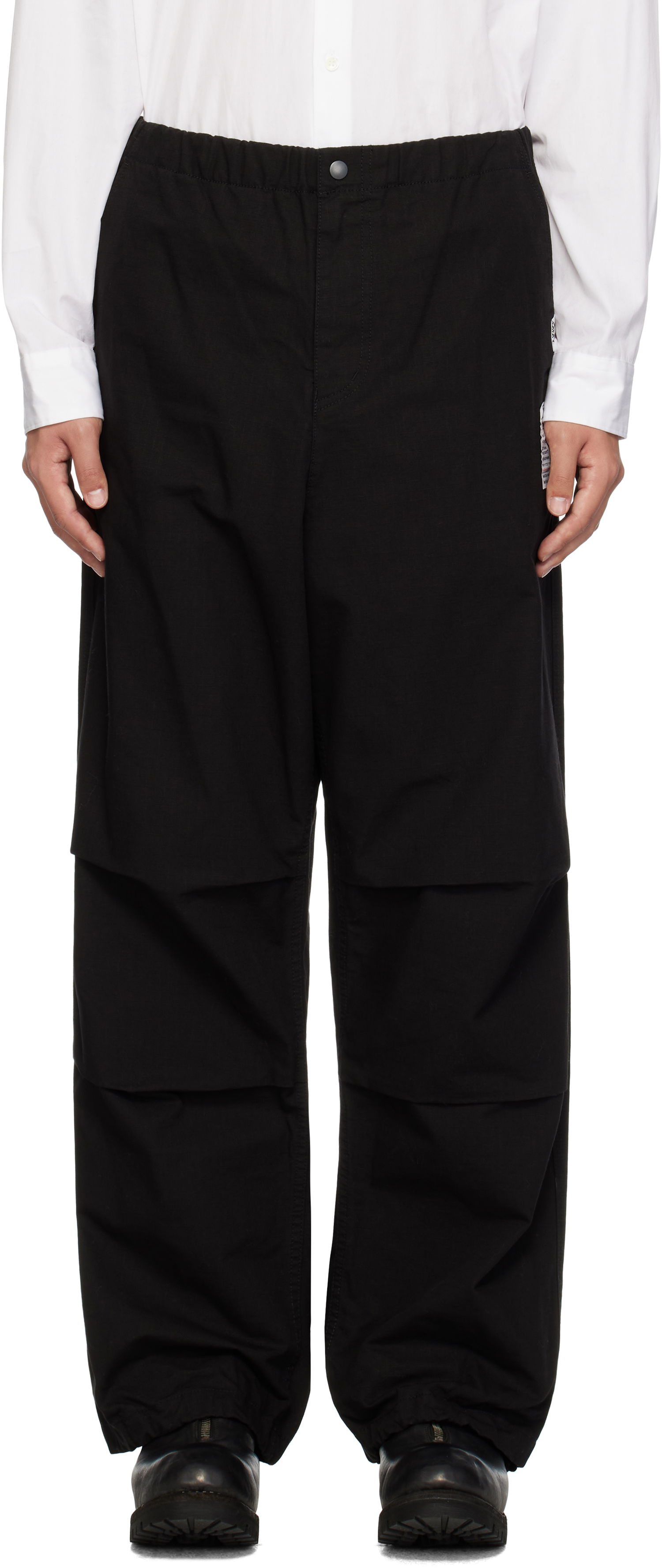 Панталони Maison MIHARA YASUHIRO Parachute Trousers Черно | J13PT161, 0