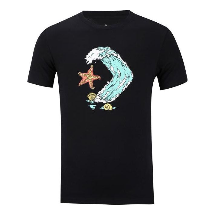 Тениска Converse Star Chevron Ocean Graphic Tee Черно | 10008087-A01