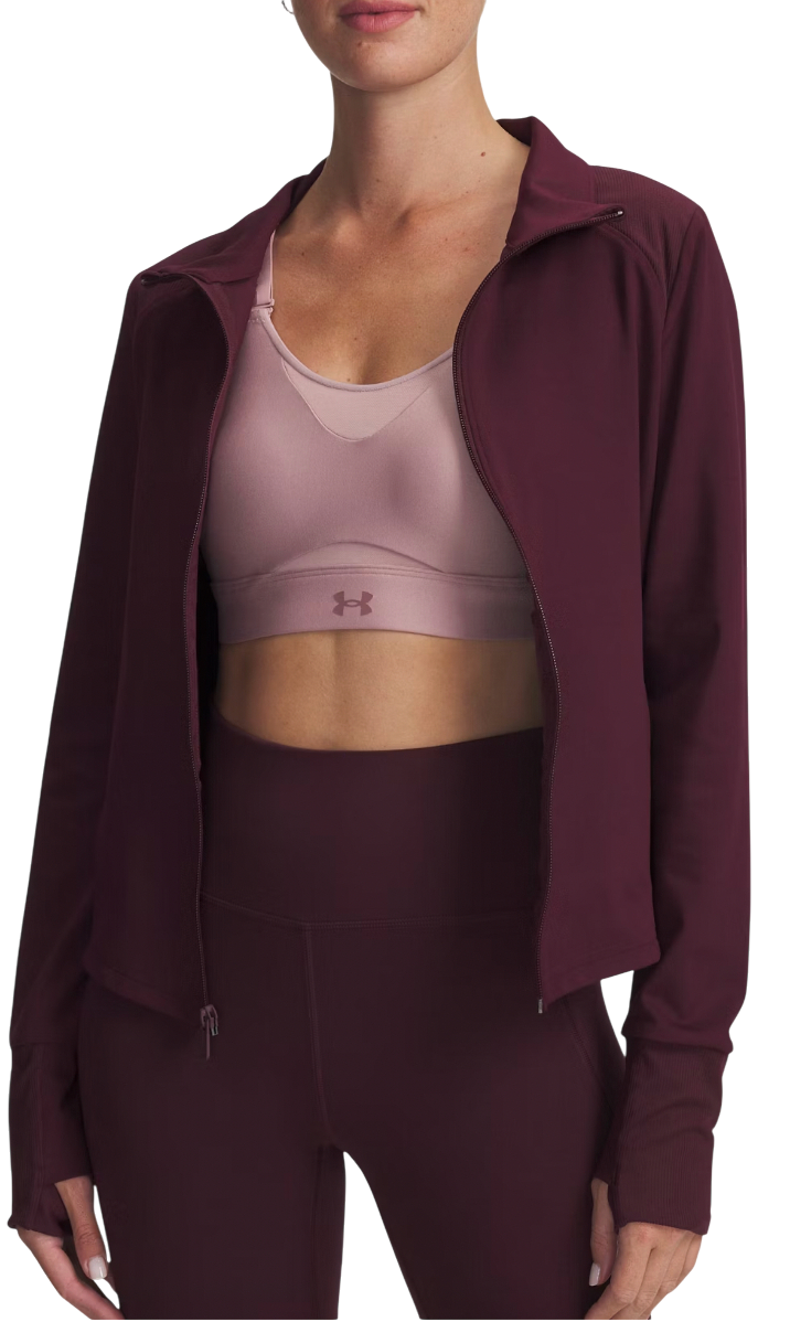 Яке Under Armour Meridian Full-Zip Cropped Jacket with Thumbholes Бургунди | 1379157-600, 0