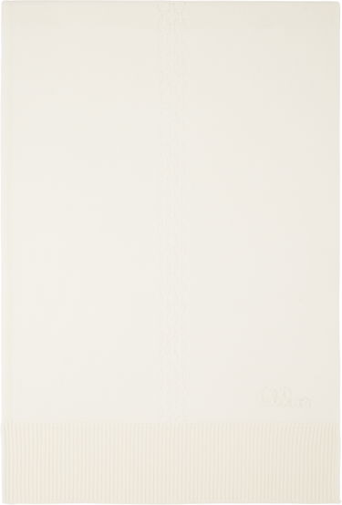 Шал CHLOÉ 'Lace Knit' Scarf Бяло | CHC25ST075LCJ, 0