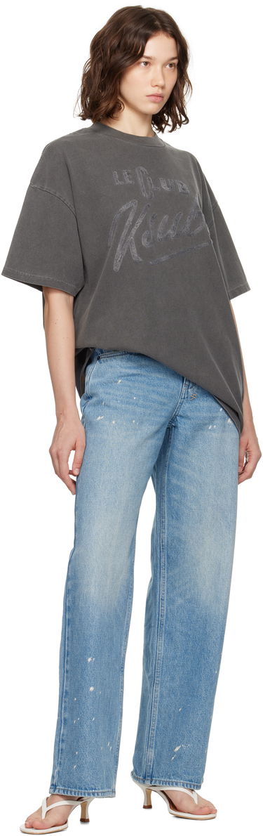 Тениска Ksubi Ksubi 'Le Club' Boyfriend T-Shirt Сиво | WPF25TE005, 3