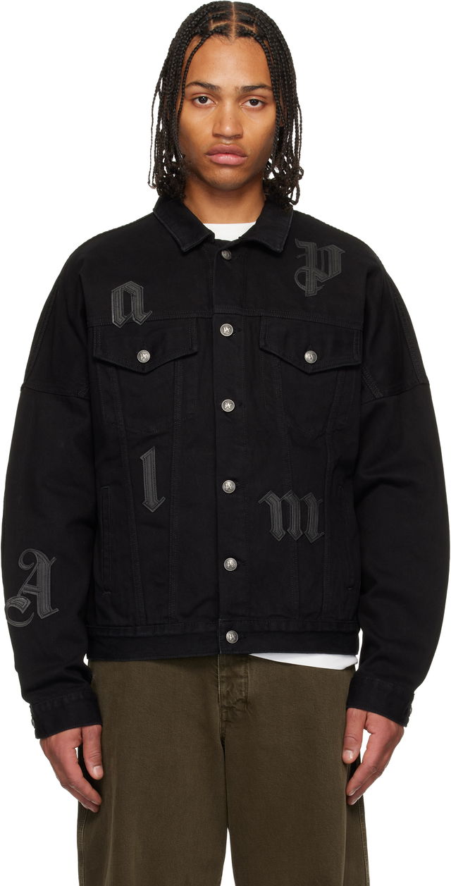 Gothic Logo Denim Jacket