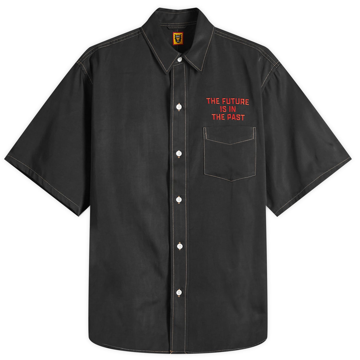 Риза Human Made Dragon Short Sleeve Shirt Черно | HM27SH016-B, 1