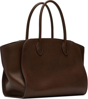 Голяма пазарска чанта The Row The Row Marlo 12 Leather Tote Кафяво | W1802-L72, 2